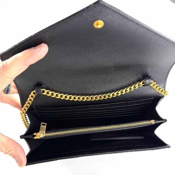 Saint Laurent Cassandre logo-plaque clutch bag Certificate of Authenticity - Picture 10 of 13